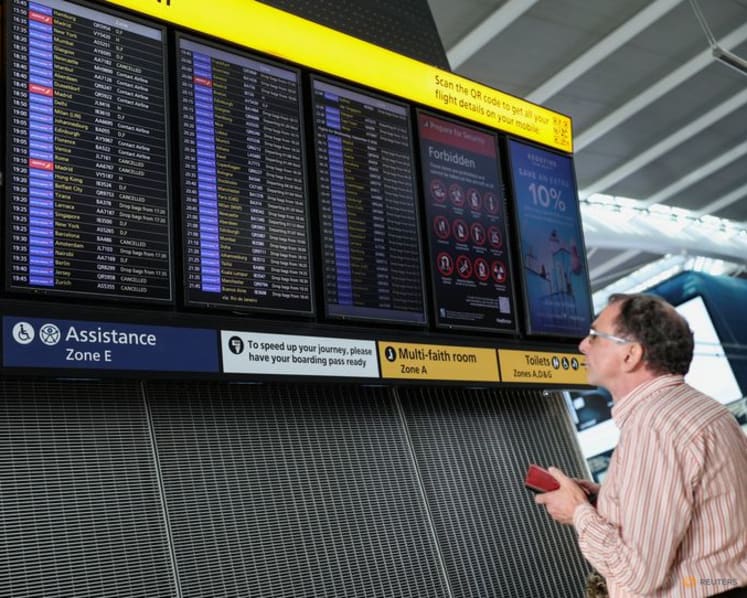 Two SIA flights from Singapore to London diverted amid major outage at Heathrow