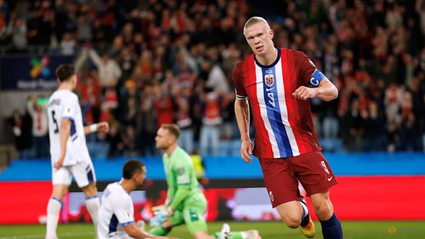 Norway sweep Israel aside 5-0 as Haaland scores hat-trick