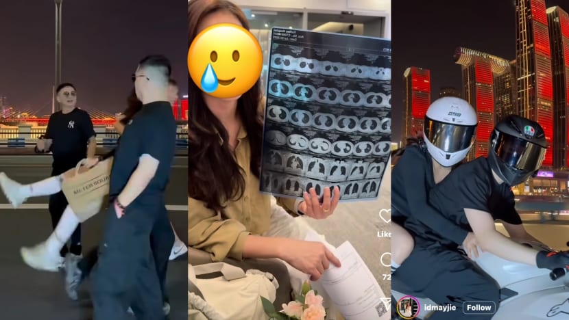 S'porean Woman Fractures Rib Doing Viral Chongqing Motorcycle Trend, Warns Others To Be Careful
