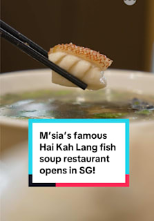 Malaysia’s famous Hai Kah Lang fish soup restaurant opens in SG! It offers the same wet market-style fish selection for diners, but are the prices here also 3x that of JB? 🫢 #8dayseatrestaurant #haikahlang #fishsoup #tiktoksg