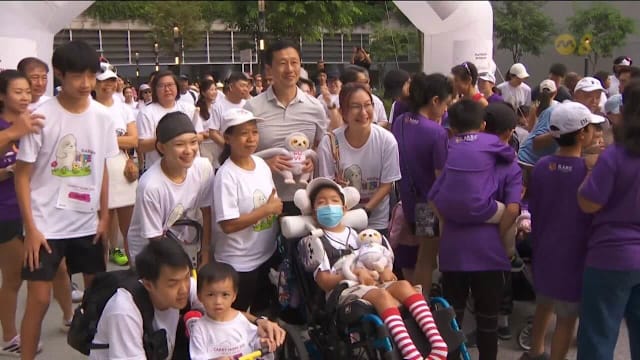 新加坡罕见病慈善义跑 逾千人参与已筹8万元