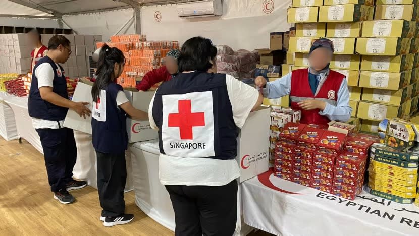 Palang Merah Singapura ikrar bekalan bantuan bernilai S$300,000 untuk Gaza