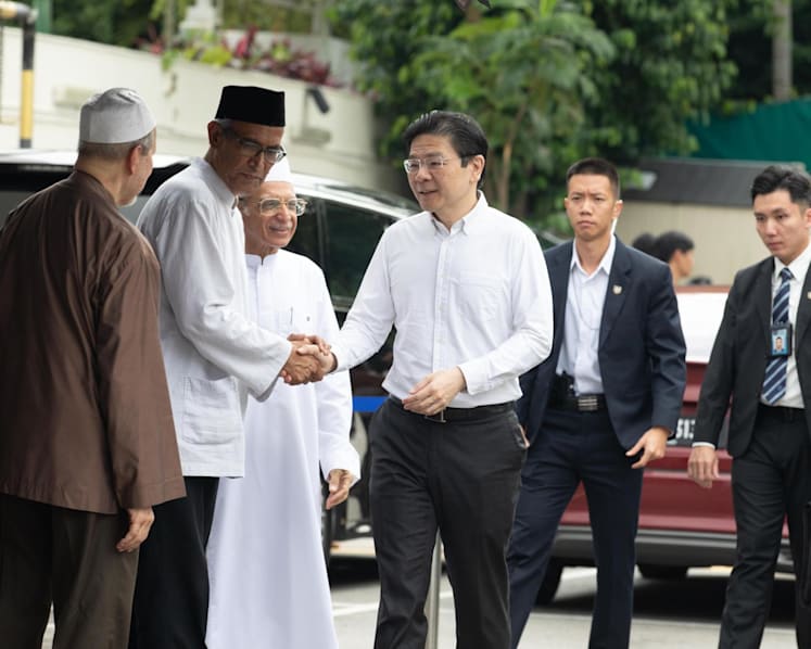 'A force of good': Singapore’s leaders pay respects at funeral of late Puan Noor Aishah