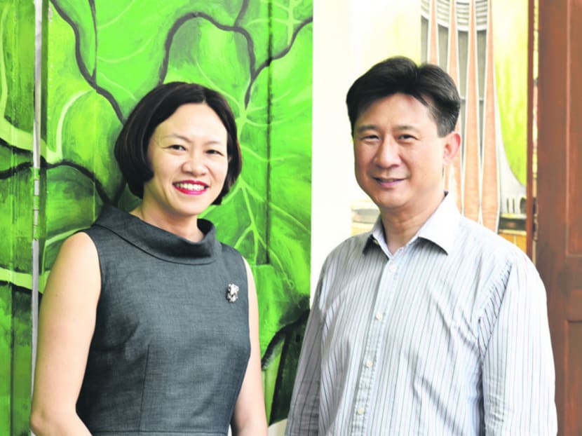 Directors of 222+51 Rachel Teo (left) and Andrew Lau. Photo: Jamie Tan