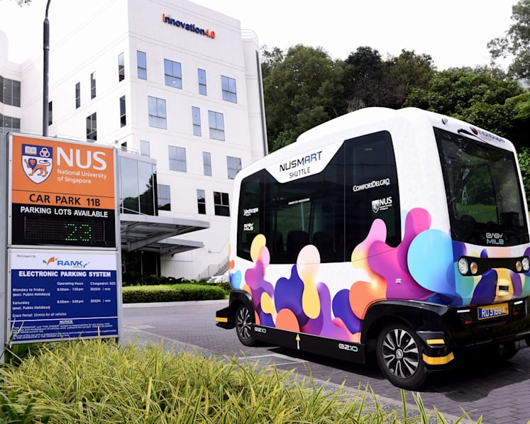 NUS to test fully autonomous shuttle bus on campus roads