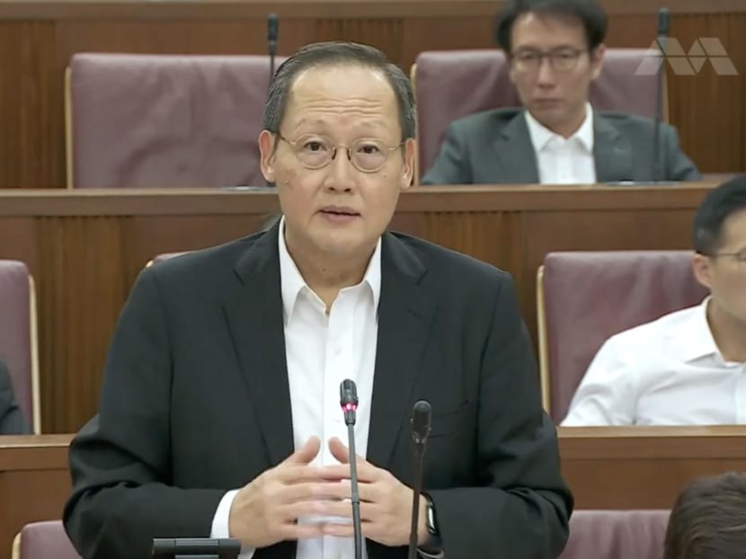 Manpower Minister Tan See Leng speaking in Parliament on Sept 12, 2022. Manpower Minister Tan See Leng speaking in Parliament on Sept 12, 2022.