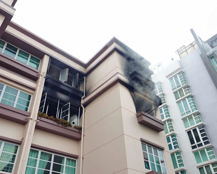 Man arrested for mischief after fire at Kovan condo unit