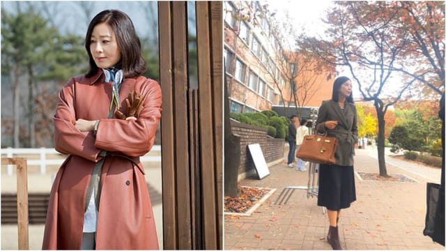 帅气干练！《夫妻的世界》金喜爱“战服”和爱用包都来自这个品牌