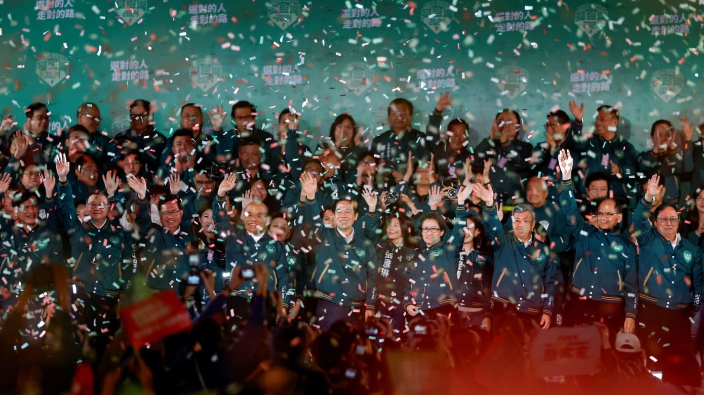 打破八年魔咒民进党赖萧配获逾558万选票得票率40.05% - 8world