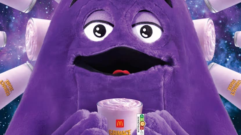 McDonald's kini tawar Grimace Shake, burger ebi tomato pedas