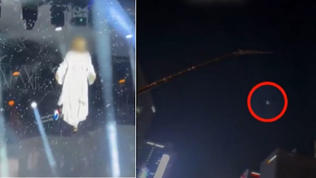 首尔表演失控演员越升越高 观众捏冷汗