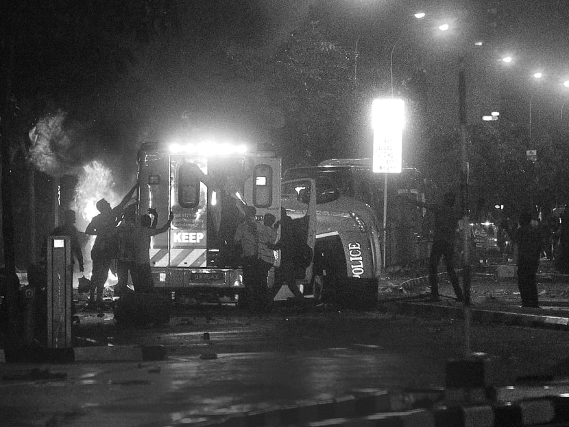 The easy availability of alcohol, jaywalking, littering and other public nuisances, as well as over-crowding are long-standing issues in 
Little India. TODAY FILE PHOTO