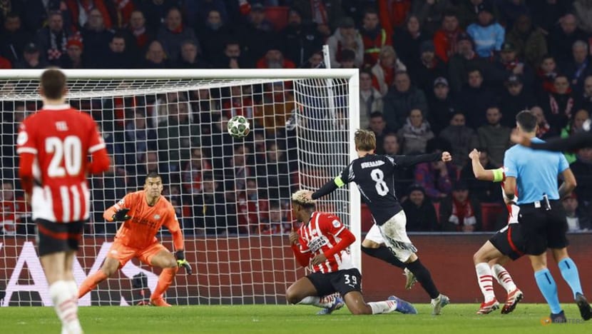 Rampant Arsenal thrash PSV 7-1 away in Champions League rout Rampant Arsenal thrash PSV 7-1 away in Champions League rout