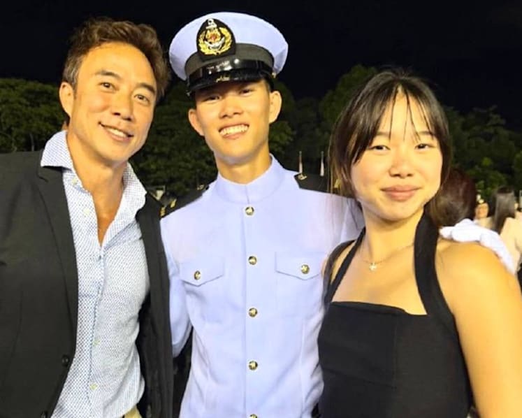 'I am so proud of you': Allan Wu’s son commissioned as navy officer, named best physical trainer in his class