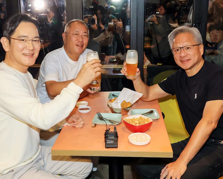 Nvidia's Huang meets Samsung, Hyundai in deepening of South Korea ties