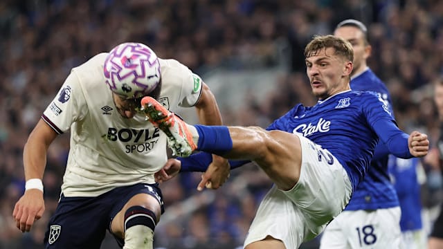 英超：埃弗顿遭西哈姆以1比1逼和