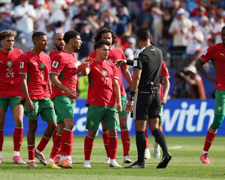 Morocco have to accept defeat after being beaten by 'better' France