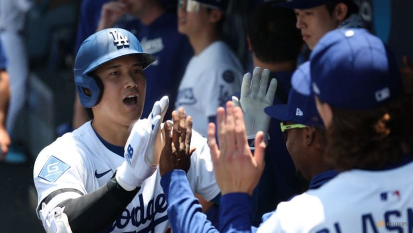 Baseball-Ohtani aims to break Dodgers' consecutive HR record as team hits the road