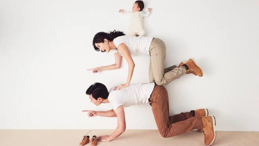 Janet Hsieh & George Young Show Off Their Son's "Good Genes"