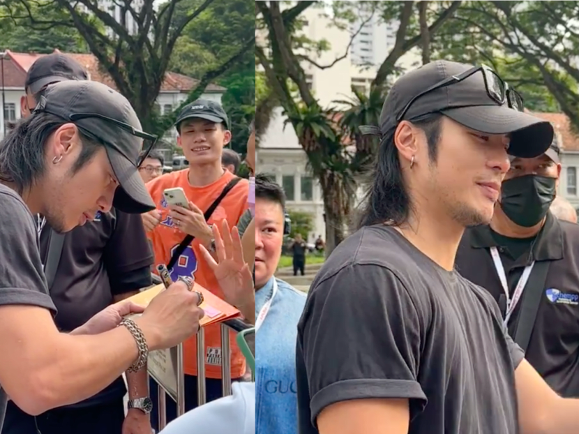 Handsome Hong Kong singer spotted in Orchard Road, and netizens want to know who he is