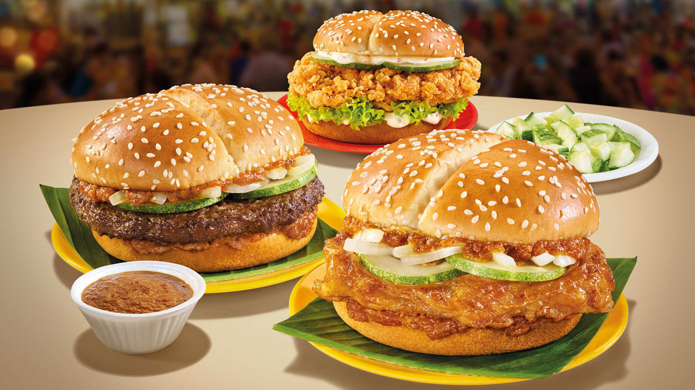 从小贩美食汲取灵感麦当劳推出沙爹汉堡、虾酱鸡汉堡庆国庆- vibes by 8world
