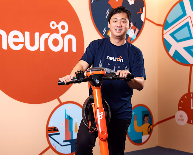 Neuron Mobility’s founder Zachary Wang wants to bring e-scooter sharing back to Singapore 