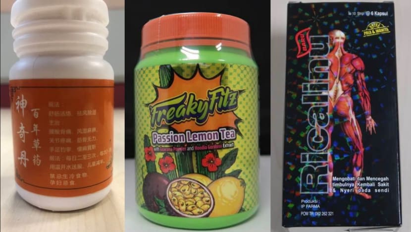 HSA flags 3 illegal health products found to contain potent drugs, banned substance