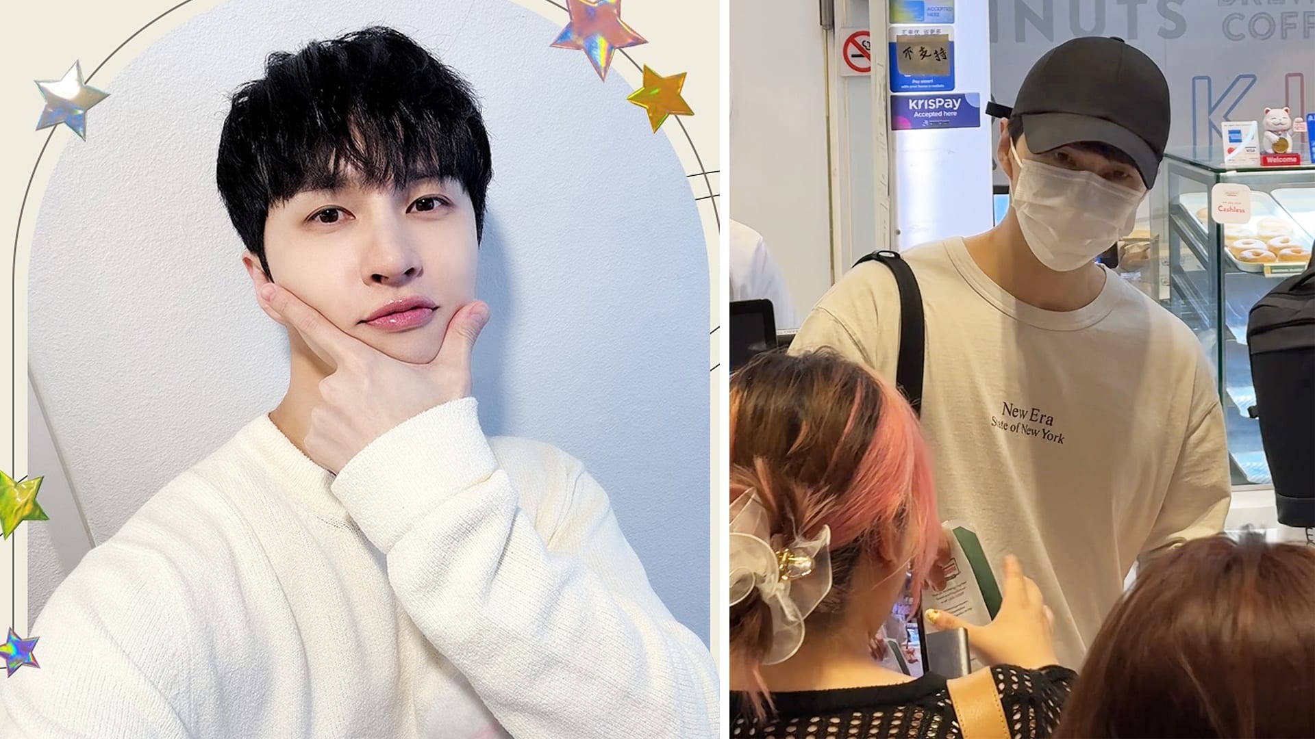 K-Pop Idol From Boyband Vixx Gives Fans Krispy Kreme Donuts At