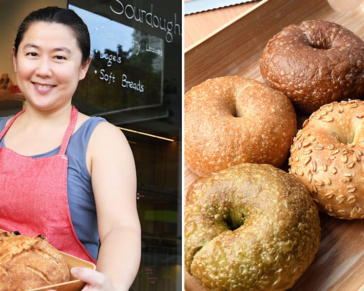 One-woman bakery sells only sourdough bakes, including chocolate bagels & cinnamon rolls