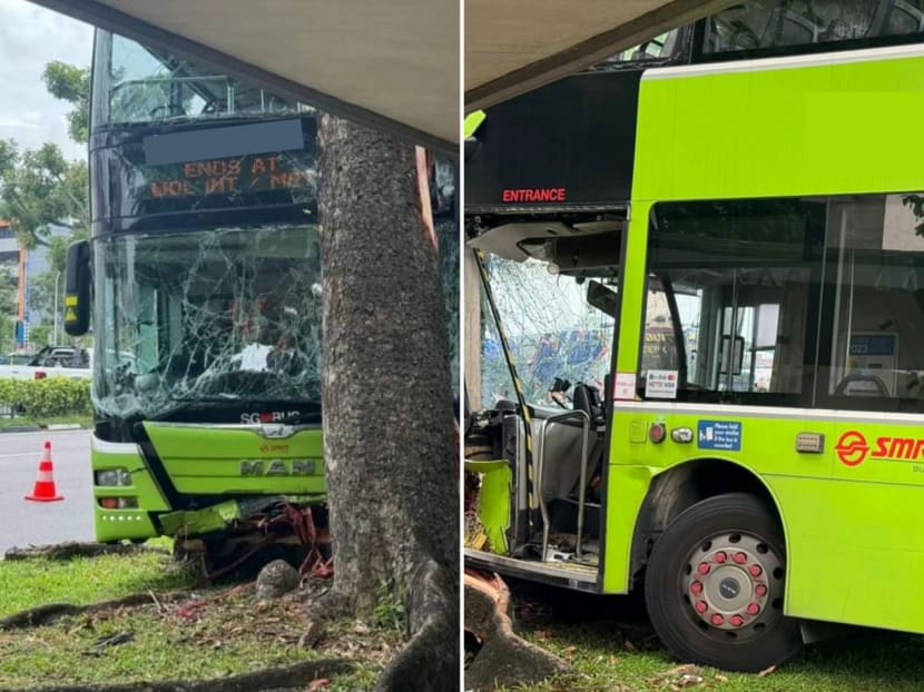 Photos showing the aftermath of the accident. Photos showing the aftermath of the accident.