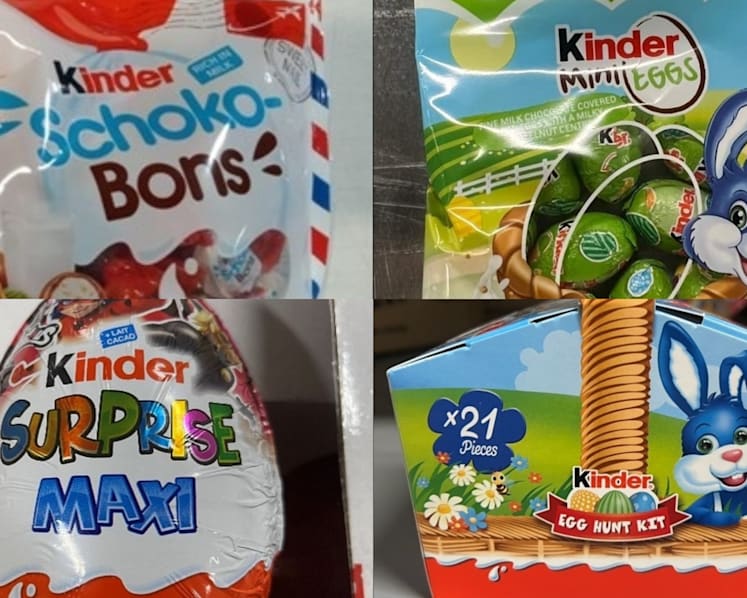 SFA recalls 4 more Kinder chocolate products over contamination concerns