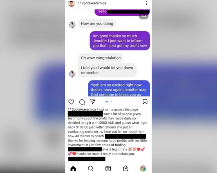 'I let my guard down': Scammers targeting small business owners with Instagram takeover trick