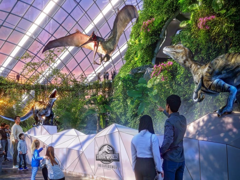 Jurassic World: The Experience coming to Gardens by the Bay end-May, featuring life-sized dinosaur animatronics