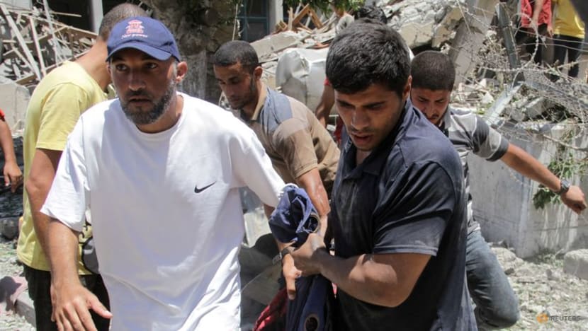 Israeli air strike kills eight at Gaza aid centre, witnesses say Israeli air strike kills eight at Gaza aid centre, witnesses say