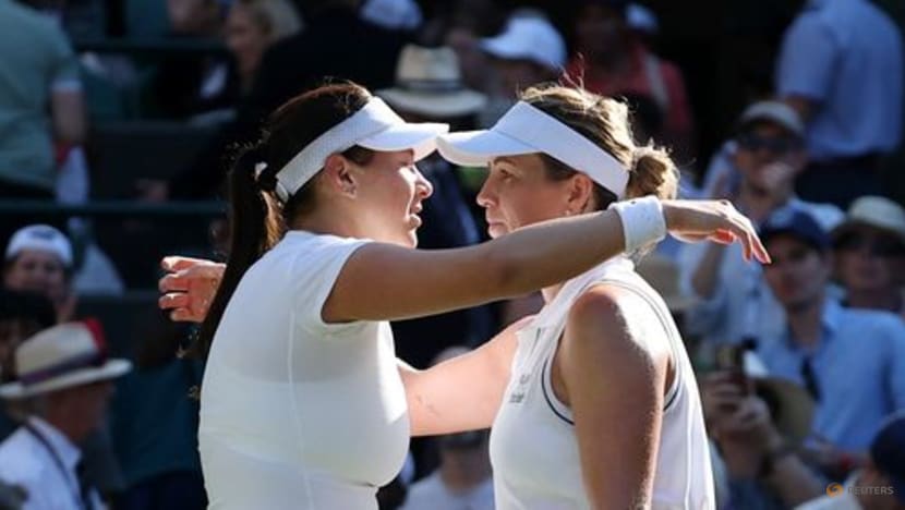 Aunt Anisimova rocks with Jackson after reaching Wimbledon semis - CNA