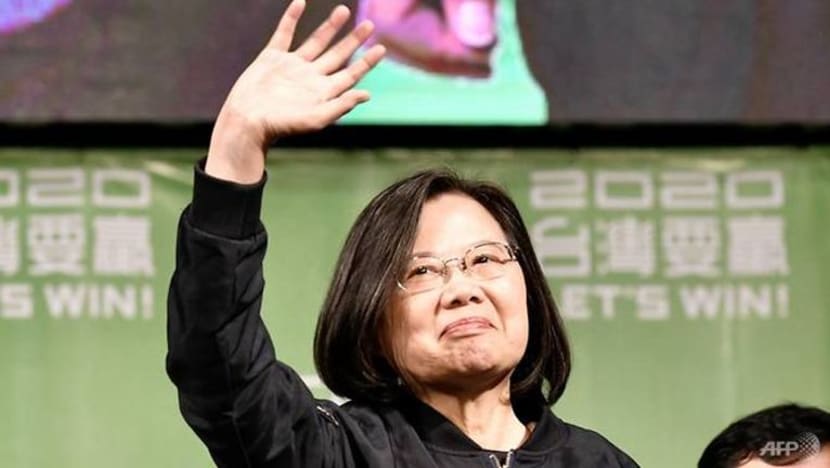 Presiden Tsai Ing-wen isytihar menang pilihan raya Taiwan Presiden Tsai Ing-wen isytihar menang pilihan raya Taiwan