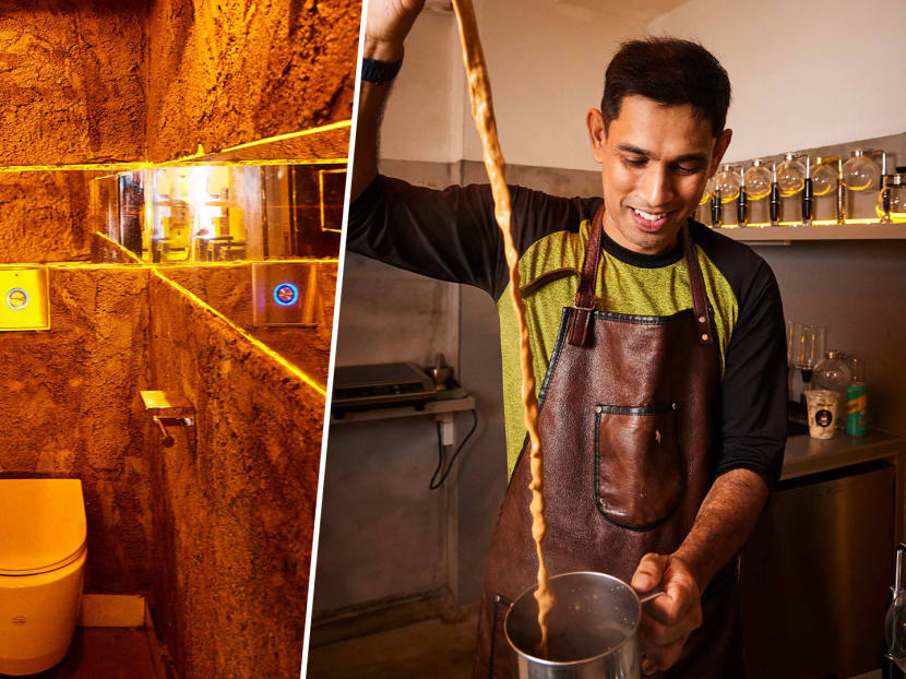 S’pore’s best teh tarik shop expands with new cafe, ‘Batcave’ toilet a highlight