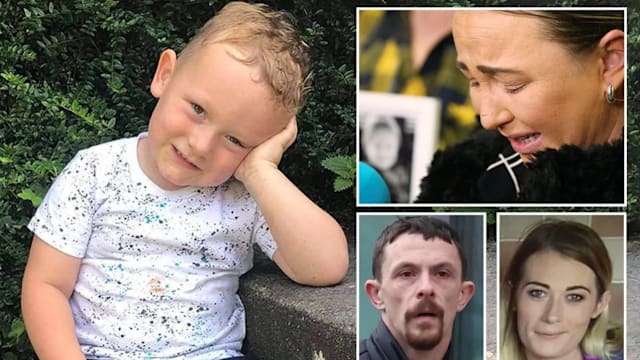 爱尔兰四岁男童遭虐待致死  继母判终身监禁生父入狱