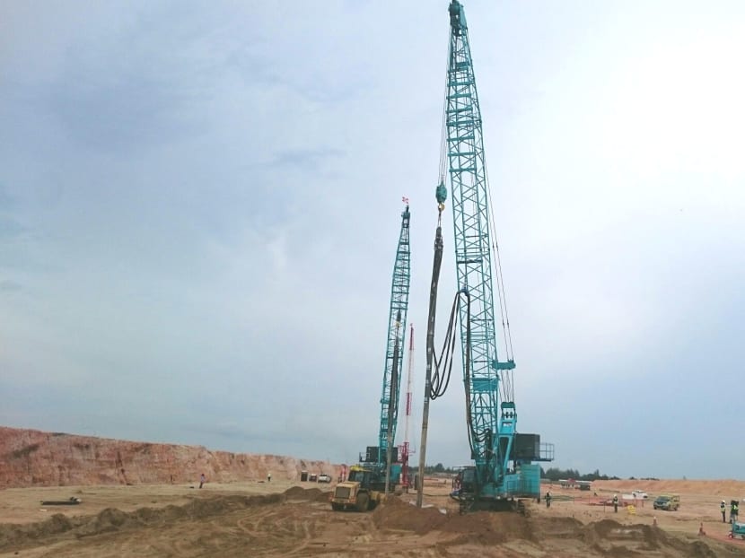 Progress is on track to prepare the Changi East development which includes a three-runway system and Changi Airport’s Terminal 5. Photo: Kelly Ng