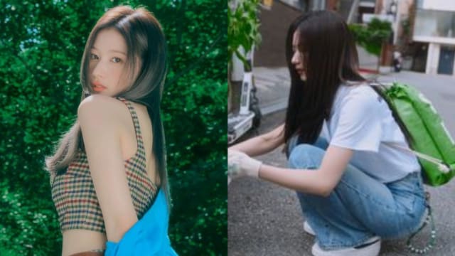 TWICE Sana捡垃圾做公益　傻眼垃圾量“没完没了”
