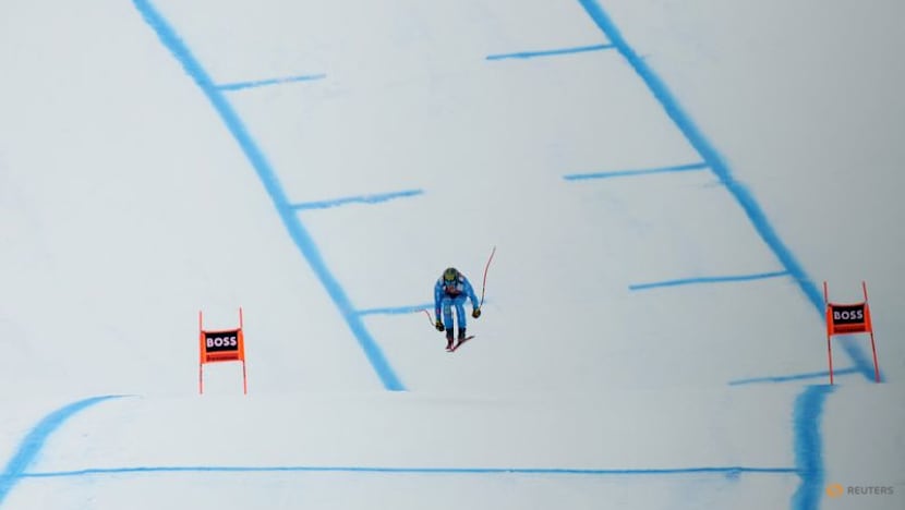 Alpine skiing-Franzoni wins Kitzbuehel downhill with Odermatt second