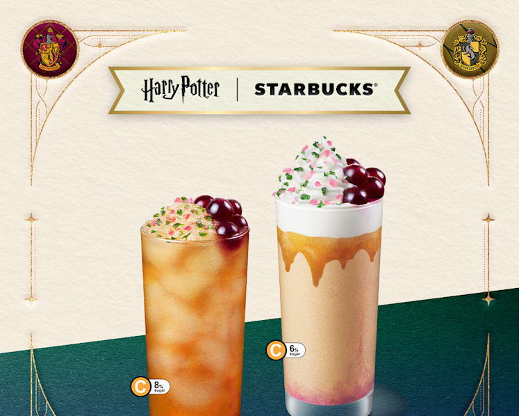 Starbucks launches Harry Potter-themed drinks and merchandise, including Honeydukes-inspired beverages
