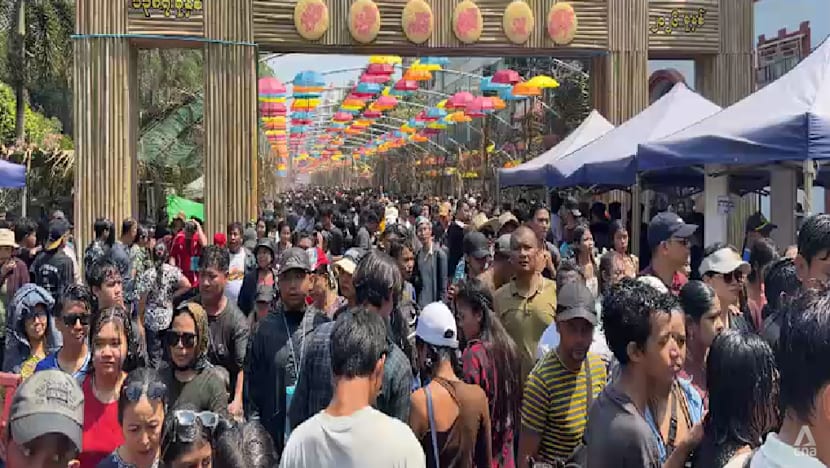 Myanmar revellers cautiously return to Thingyan festivities after years of boycott