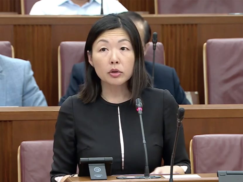 East Coast GRC MP Cheryl Chan speaking in Parliament on Feb 26, 2024.