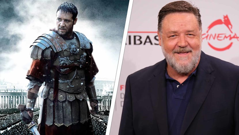 Russell Crowe Jokes He'll Return As Maximus In Gladiator 2 As Corpse Lying Under Colosseum