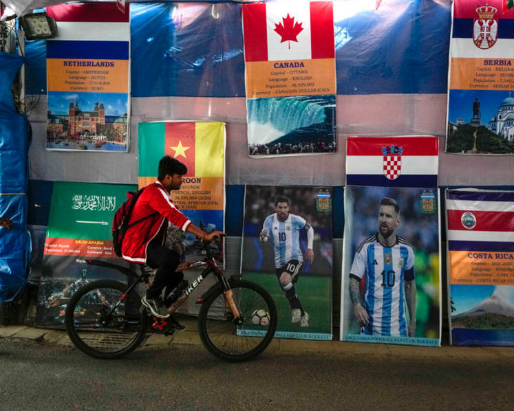 World Cup football fever grips cricket-crazy India