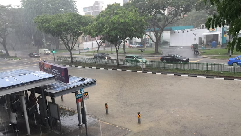 Flash floods hit parts of S’pore for second day in a row
