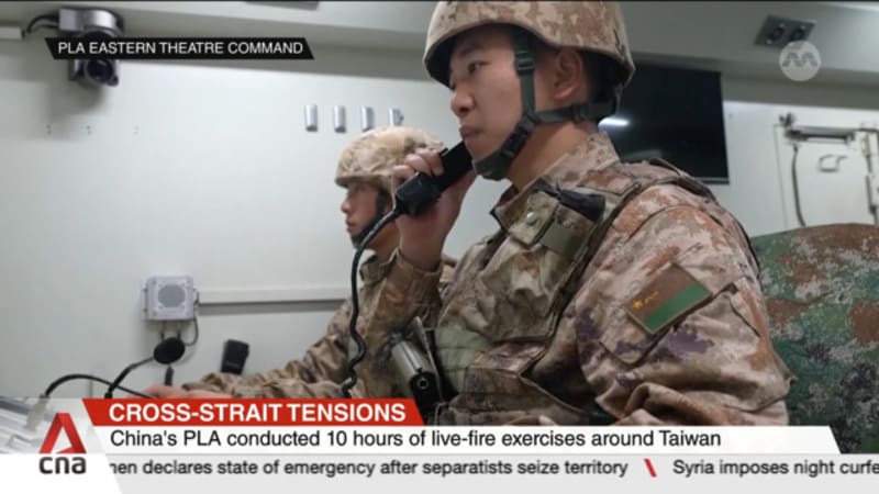 China fires rockets into waters off Taiwan on second day of military drills