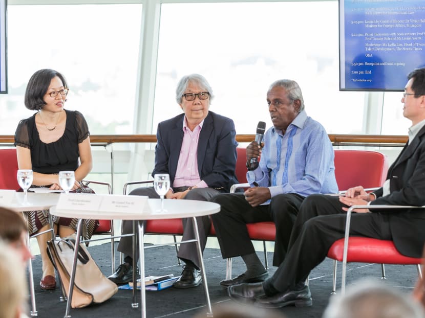 About 100 diplomats, academics and government leaders, including Finance Minister Heng Swee Keat and Attorney-General Lucien Wong, attended the launch event of the book, Pedra Branca: Story of the Unheard Cases. About 100 diplomats, academics and government leaders, including Finance Minister Heng Swee Keat and Attorney-General Lucien Wong, attended the launch event of the book, Pedra Branca: Story of the Unheard Cases.