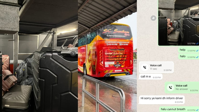 Woman Finds Herself Trapped In Luggage Compartment Of Coach As It Drives To JB, Calls For Help Couldn't Be Heard